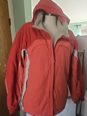 Columbia Pink Hooded Winter Jacket